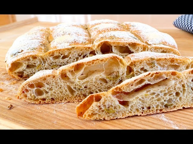 Pan de aceitunas y orégano - ¡Riquísimo y esponjoso!
