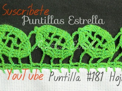 Puntilla #181 Hojitas