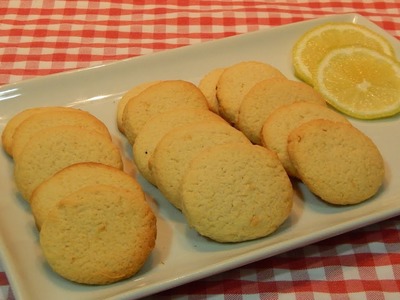 Receta fácil de galletas crujientes de limón