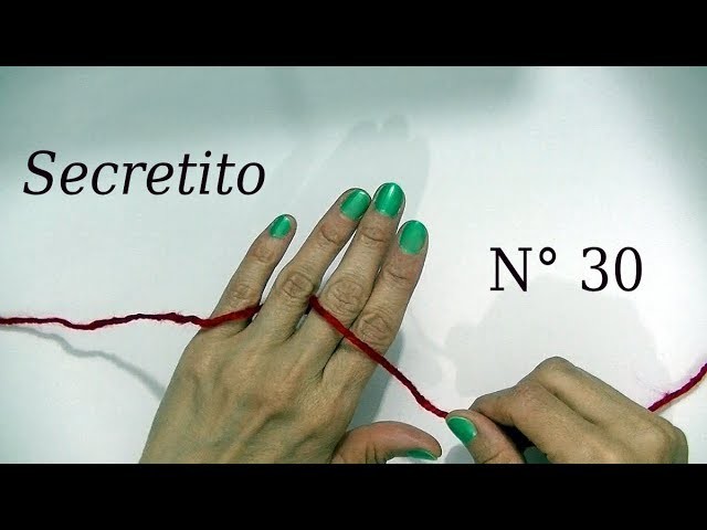 Secreto o Tip n° 30 ¿Cómo colocar el hilado entre los dedos? tejido crochet - Moda a Crochet