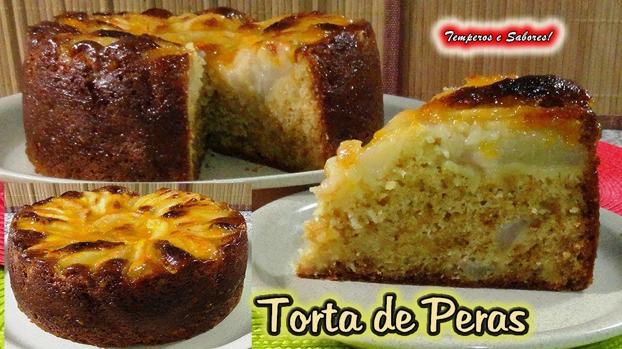 TORTA DE PERAS increíble, deliciosa y muy fácil