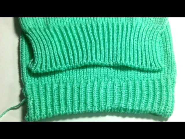 Tricotosa 19 (I). 1x1 Rib. Punto acanalado 1x1 con el Ribber.