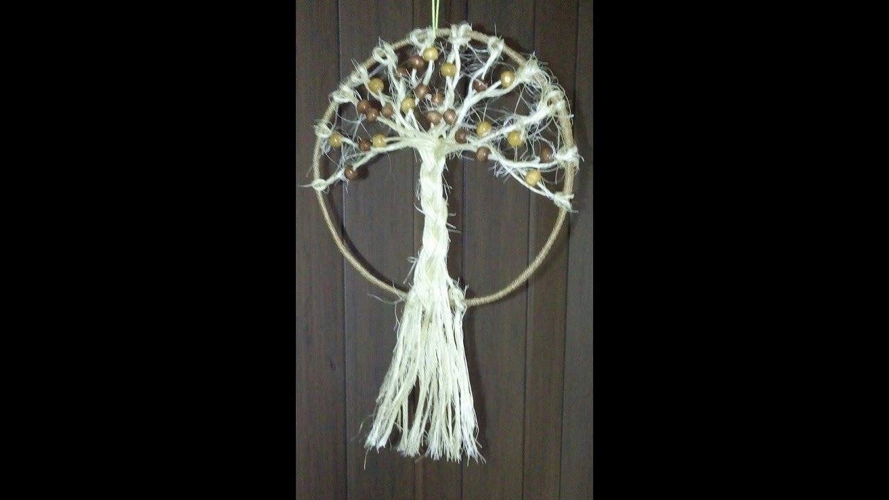 Atrapasueño Árbol de la Vida Rústico - PAP - Dream Catcher - Tree of Life