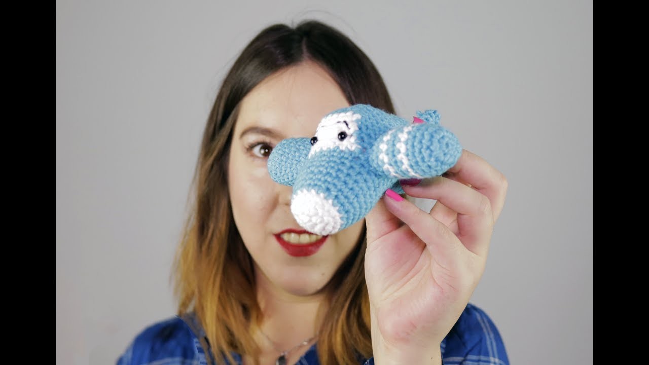 Avion amigurumi