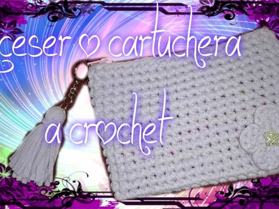 Clutch tejida paso a paso a crochet DIY! by Alexandra Sacasa