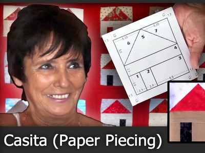 Cómo hacer una Casita con la Técnica Paper Piecing [Tutorial]