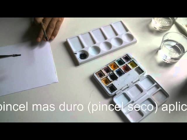 Ejercicios preliminares de color (Acuarela 1), "Los secretos de la pintura", Javier Pérez Prada