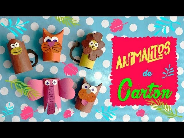Haciendo Animalitos con tubos de Cartón en Albergues :: Chualdas Creativas