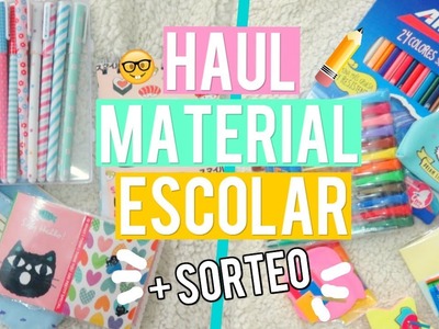 HAUL MATERIAL ESCOLAR + SORTEO INTERNACIONAL - CERRADO