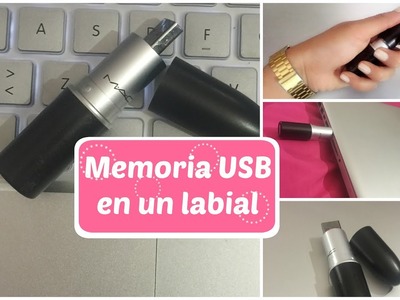 Memoria USB en un labial Rapido, Sencillo, Original - Brenda PE