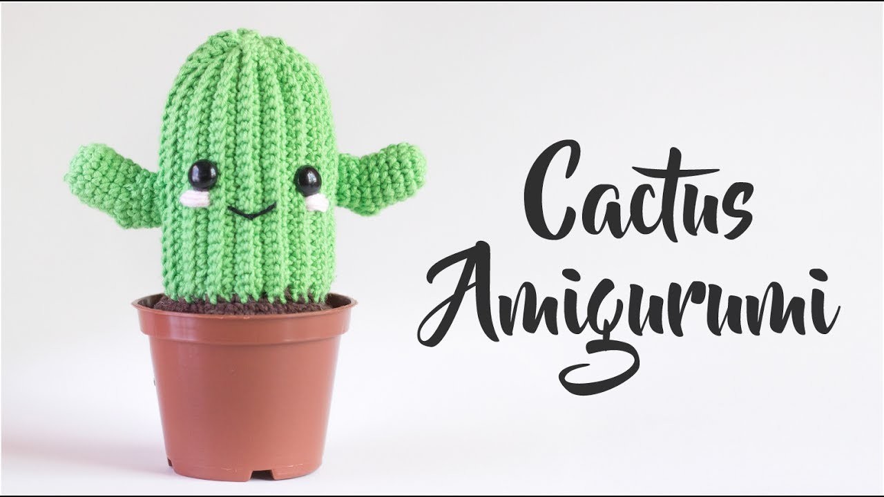 Patrón cactus amigurumi - ¡Vamos a tejer cactus!