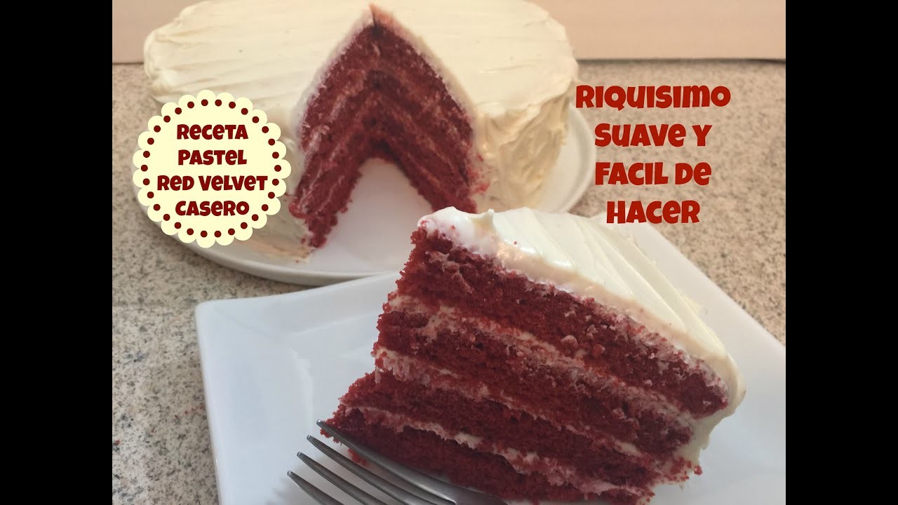 Receta Pastel Red Velvet Casero Rico y Fácil - Madelin's Cakes