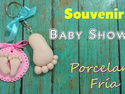 Tutorial DISTINTIVOS Y RECUERDOS BABY SHOWER Porcelana Fria.IDEAS SOUVENIRS para Nacimiento