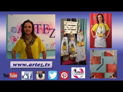 ArteZ TV programa 26 #Sellos #Stenciles #Set de cocina  #Pallet Reciclado #Reloj #Tonalizador #Laca