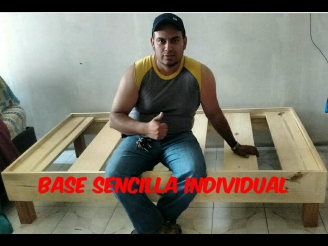 BASE PARA CAMA INDIVIDUAL SENCILLA