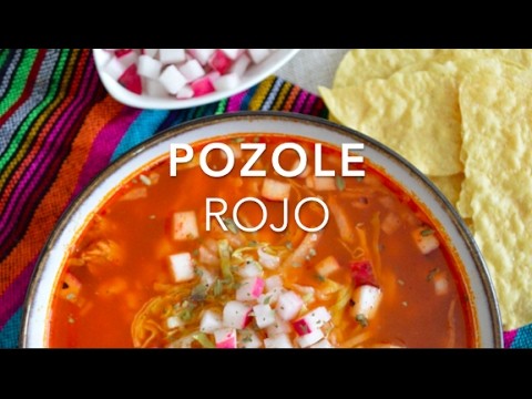 CÓMO HACER POZOLE ROJO (fácil & rápido) - Recetas fáciles Pizca de Sabor