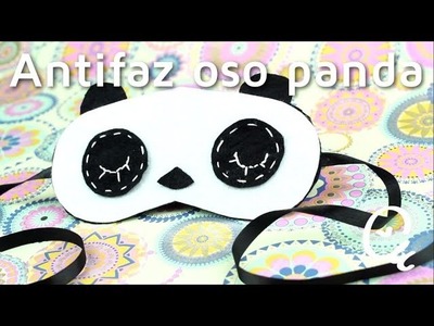 Cómo hacer un antifaz para dormir en forma de panda| facilisimo.com