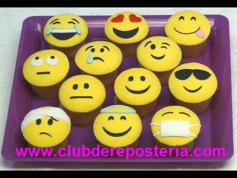 Cupcakes Emoticones - Emoji Cupcakes - Club de Repostería