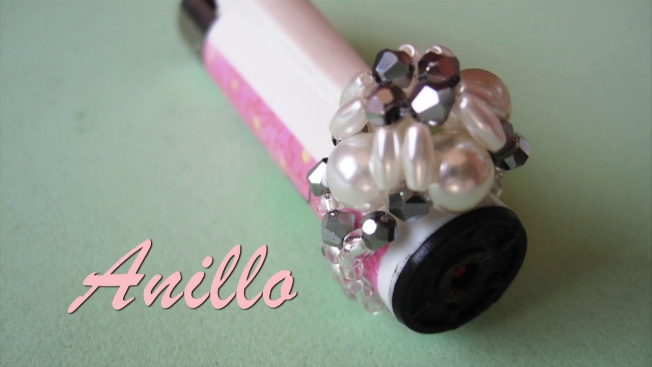 DIY - Anillo facil con arroces perlas y tupisDIY - Easy ring with rice pearls and tupis