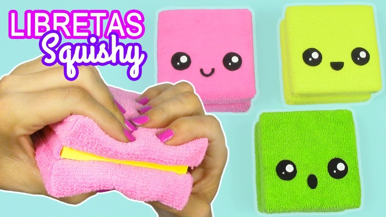 DIY LIBRETAS SQUISHY! MANUALIDADES KAWAII
