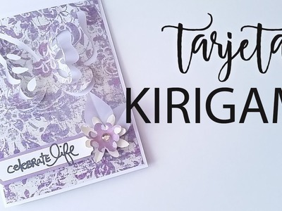 KIRIGAMI para principiantes | Tarjeta con Kirigami | Tutorial | CON P DE PAPEL