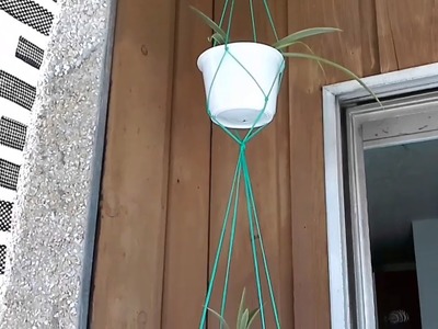Manualidad : macetas colgantes* spider plant  *???? hanging pots