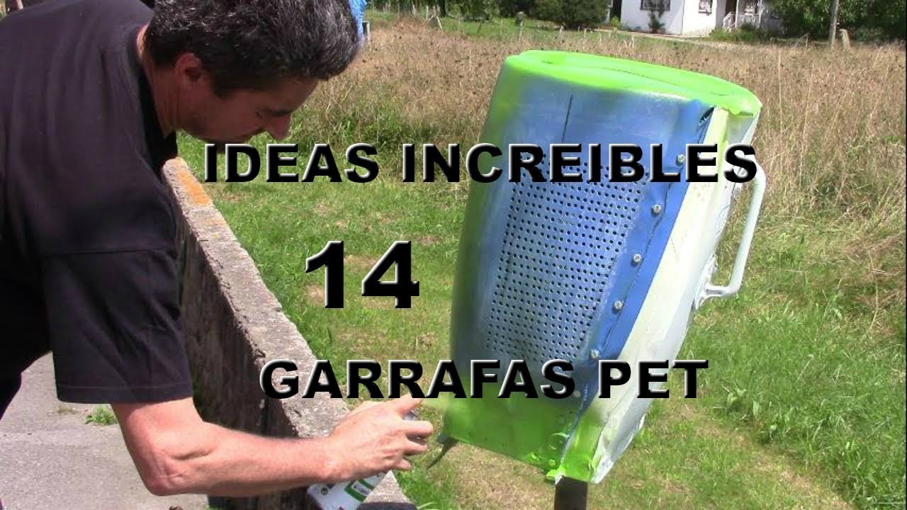 14 INCREIBLES IDEAS (con garrafas pet)