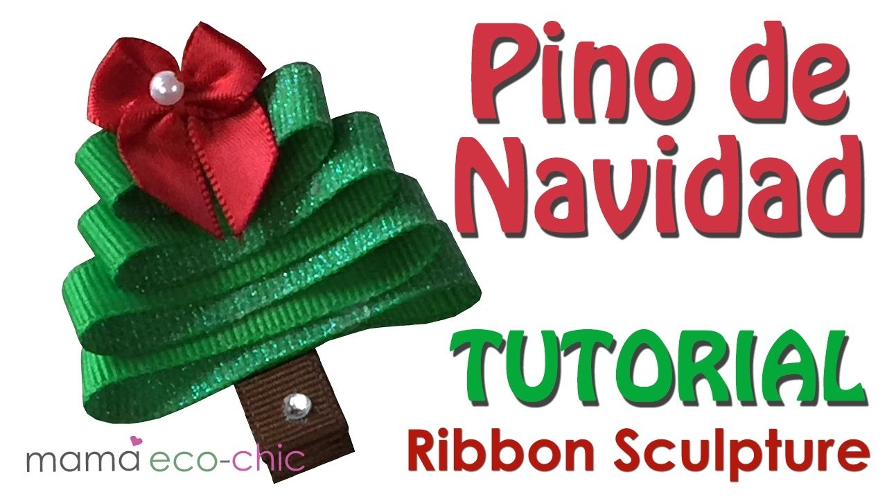 CHRISTMAS TREE - Tutorial Ribbon Sculpture