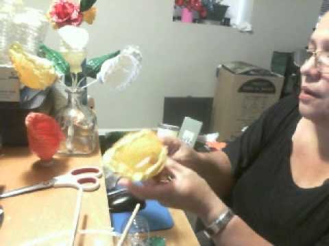 Como hacer flores de  cartuchos con botellas plasticas artemania por artemaria