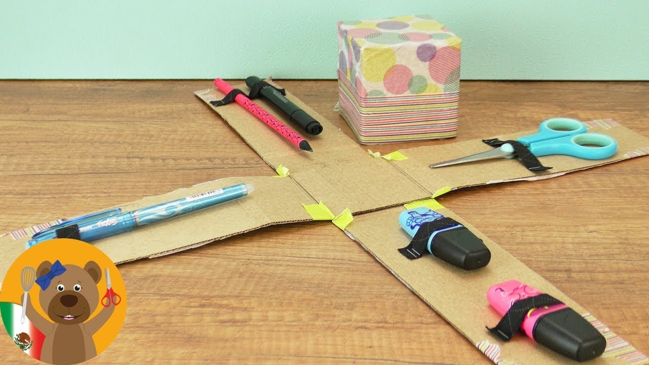 De vuelta a la escuela español. CAJA con SUPER EFECTO. Para el escritorio o para regalo.Ideas DIY