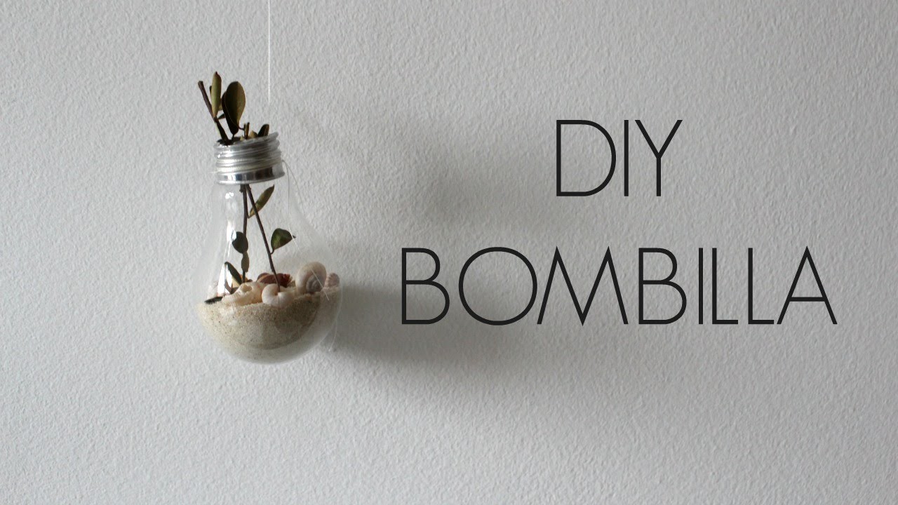 DIY  CON BOMBILLAS :)
