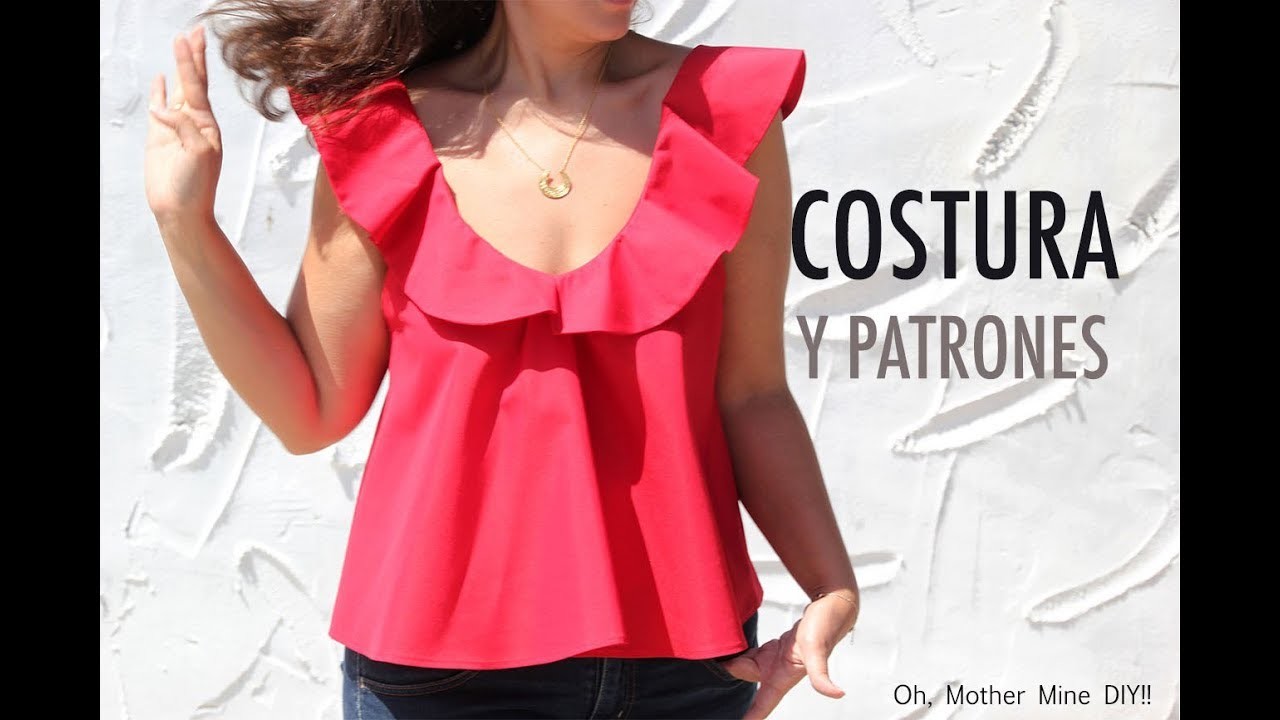 DIY Costura de blusa de mujer con volantes (patrones gratis)