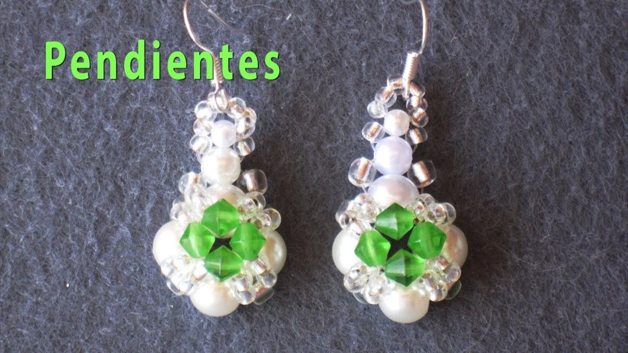 DIY - Pendientes de perlas y tupis -  DIY - Pearl Earrings and Tupi