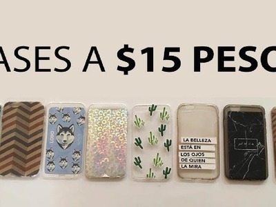 Fundas de celular por menos de $15 pesos