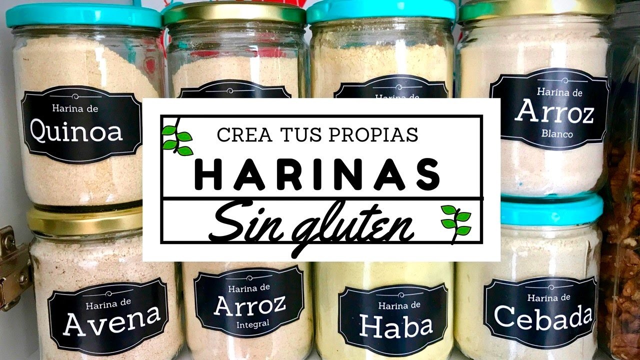 ¡CREA TUS PROPIAS HARINAS EN CASA! OPCIONES SIN GLUTEN -Transición Vegana