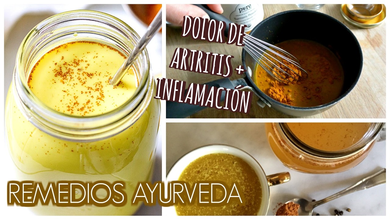 LECHE DORADA + REMEDIOS NATURALES PARA ARTRITIS - AYURVEDA