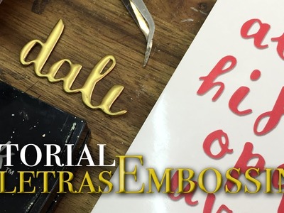 Letras metálicas de embossing para AALL & Create