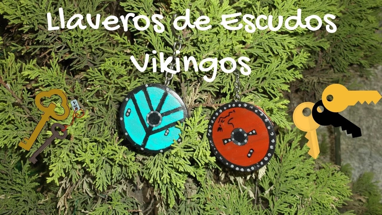 Llavero vikingo, Escudo de Lagertha y Ragnar, Vikingos Serie.