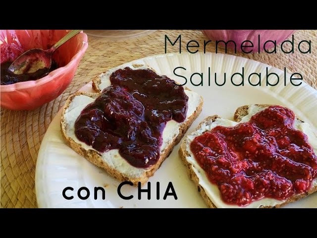 Mermelada SALUDABLE de Chia y Frutas - 3 INGREDIENTES!!