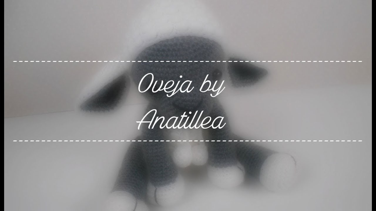 Mis amigurumis terminados: oveja by Anatillea.