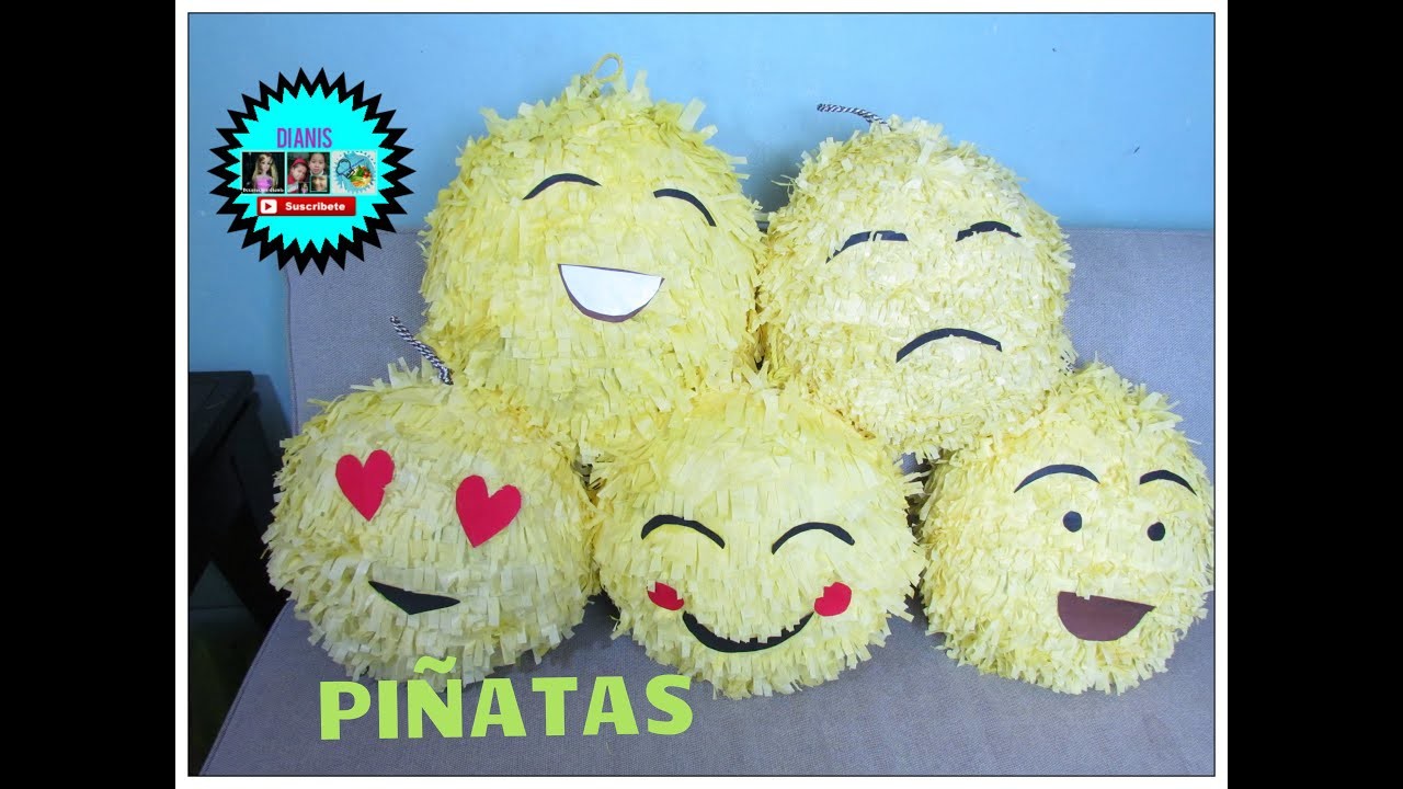 Piñata  de   EMOTIONS muy facil   decoracion dianis