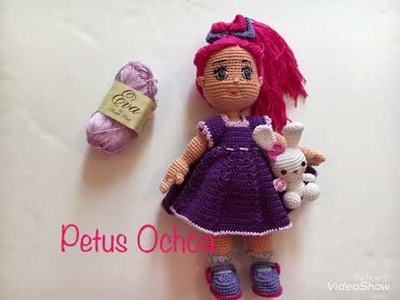 Que material ocupo para mí muñeca Greta amigurumis By Petus