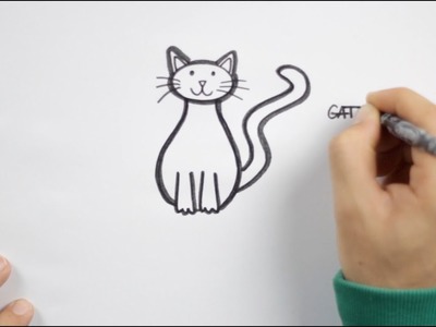 Aprende a dibujar un gato fácilmente