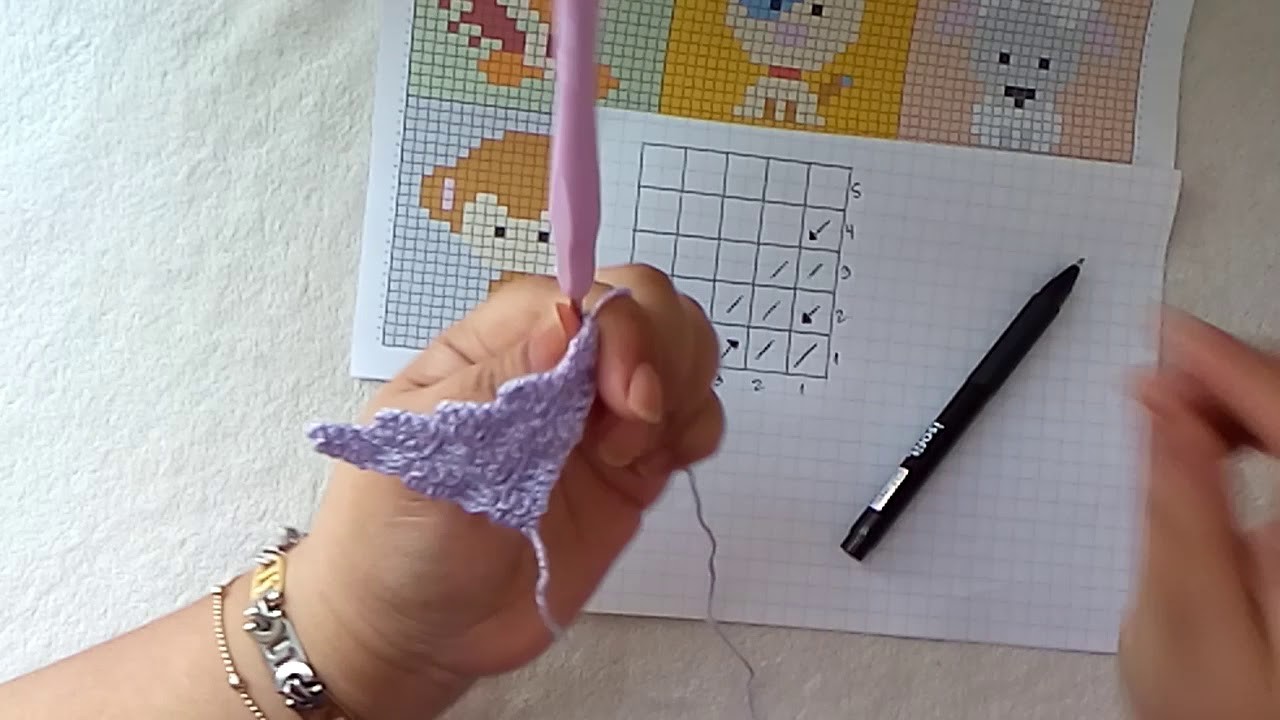 C2c tecnica a crochet
