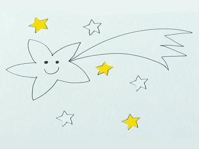 Cómo dibujar una estrella navideña con los niños