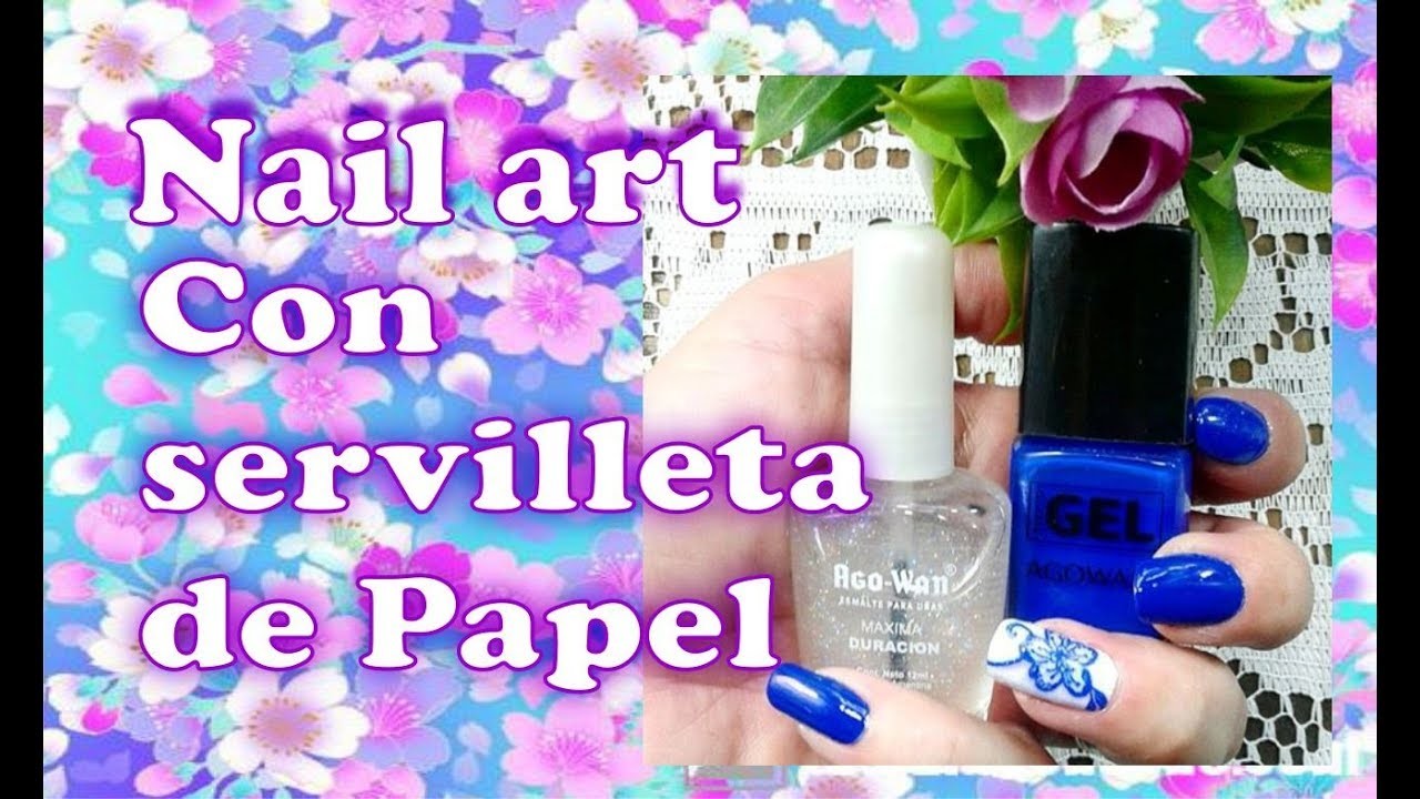 Como decorar tus uñas con servilleta de papel: Nail art con decoupage