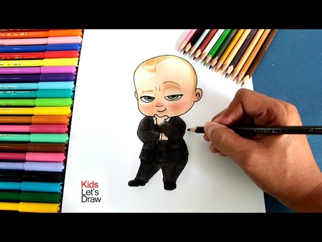 Cómo dibujar a Bebe Jefazo (Un Jefe en Pañales) | How to draw Boss Baby