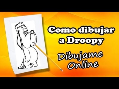 Como dibujar a droopy paso a paso | how to draw droopy step by step | como dibujar a droopy