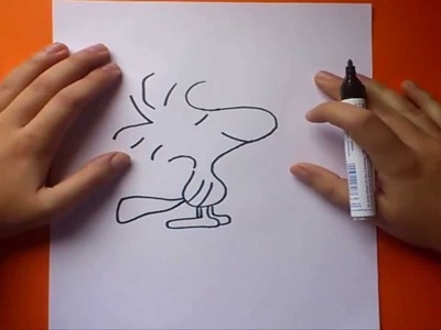Como dibujar a Emilio paso a paso - Snoopy | How to draw a Emilio - Snoopy