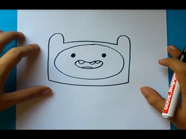 Como dibujar a Finn paso a paso 6 - Hora de aventuras | How to draw Finn 6 - Adventure time